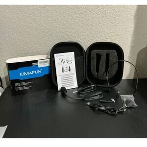 KIMAFUN Fitness Wireless Waterproof Microphone G100-1, 2.4G Black NEW